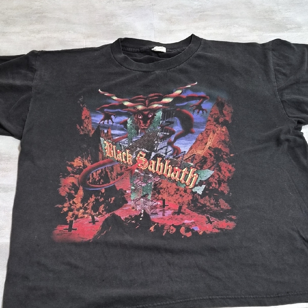Cross Purposes Black Sabbath Tour 1997 Graphic Tee Ozzy Cronies Made In USA XL
